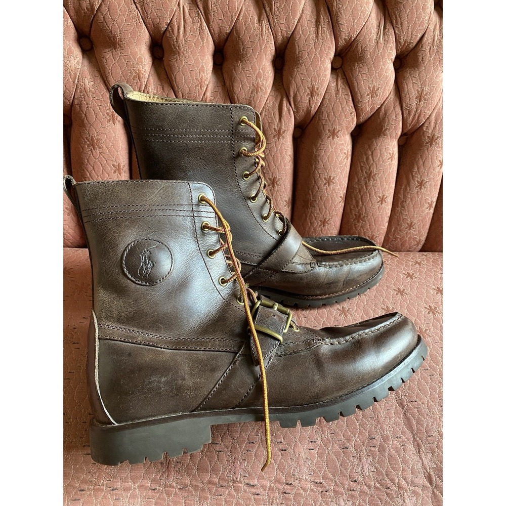 Polo Ralph Lauren Boots Leather Ranger Men 10.5 s2